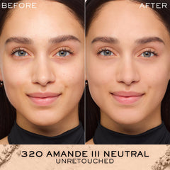Lancôme open compact with mirror and pressed powder for on-the-go touchups