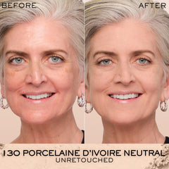 Lancôme powder texture close-up highlighting smooth, blendable finish benefit