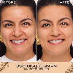 Lancôme pressed powder detail highlighting creamy surface for buildable coverage benefit