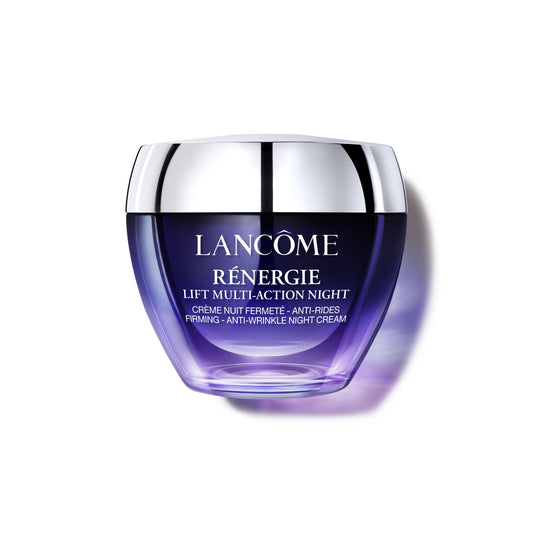 Lancôme Rénergie Lift night jar front showing product and brand benefit