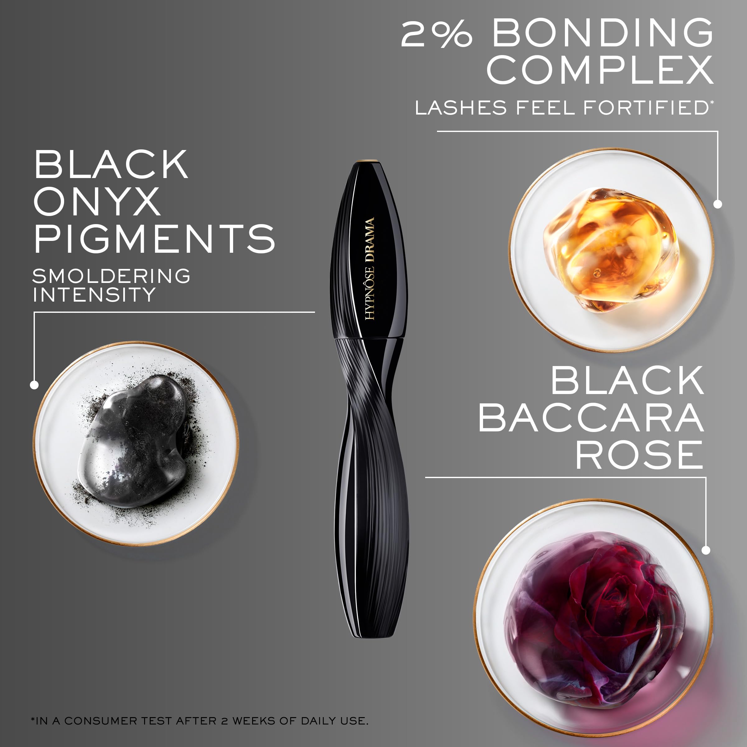 Lancôme Hypnôse Drama used in evening makeup for bold, camera-ready lashes
