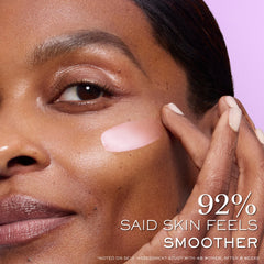 Lancôme jar open top view revealing creamy formula for overnight hydration benefit
