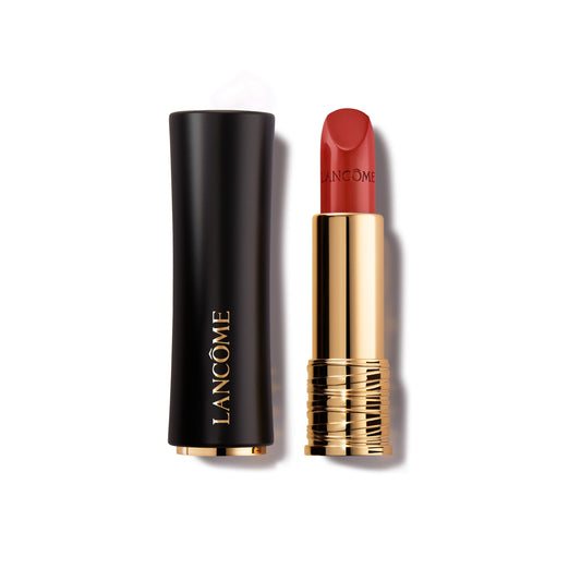 Lancôme lipstick front view showing product and smooth twist-up mechanism for precision