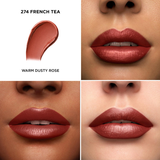 Lancôme bullet tilt view illustrating creamy shape for smooth application benefit