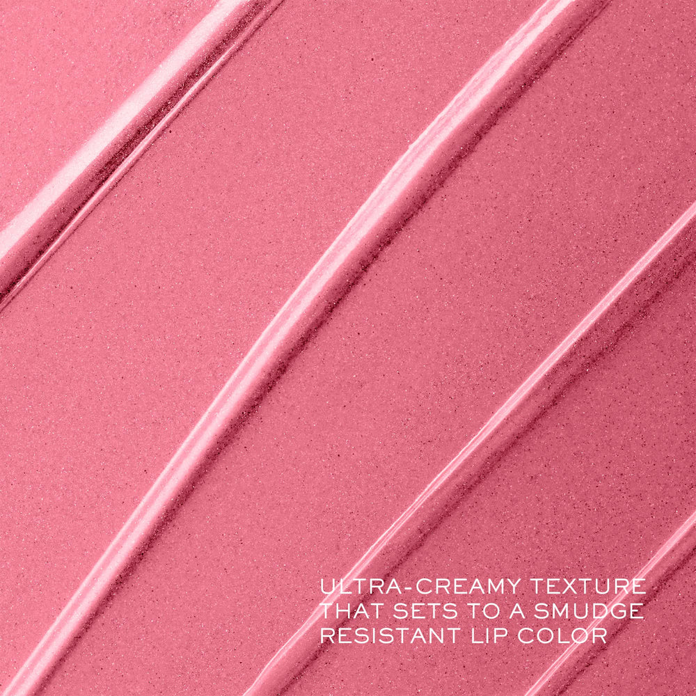 Lancôme scale comparison in hand highlights true lipstick size and easy portability benefit