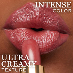 Lancôme swatch of 387 Crushed Rose on skin showing true color payoff