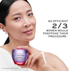 Lancôme ingredients panel highlighting collagen complex and peptides