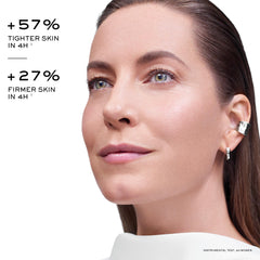Lancôme product label detail emphasizing clinical results and claims
