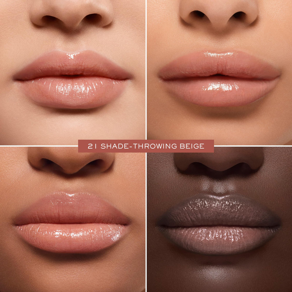 Lancôme lip balm in hand in everyday lifestyle setting for on-the-go use