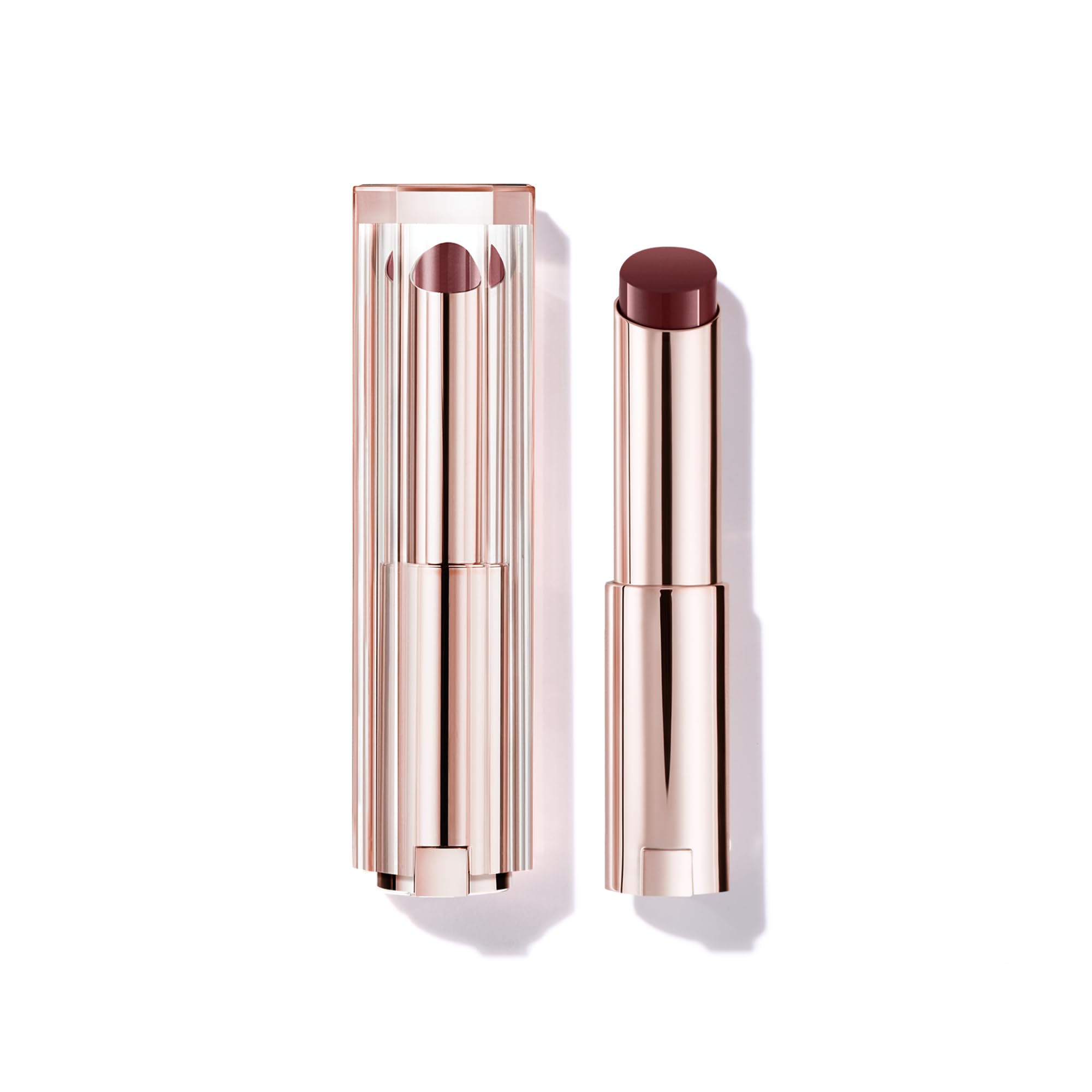 Lancôme front tube showing 60 Million-Dollar Berry and glossy finish benefit