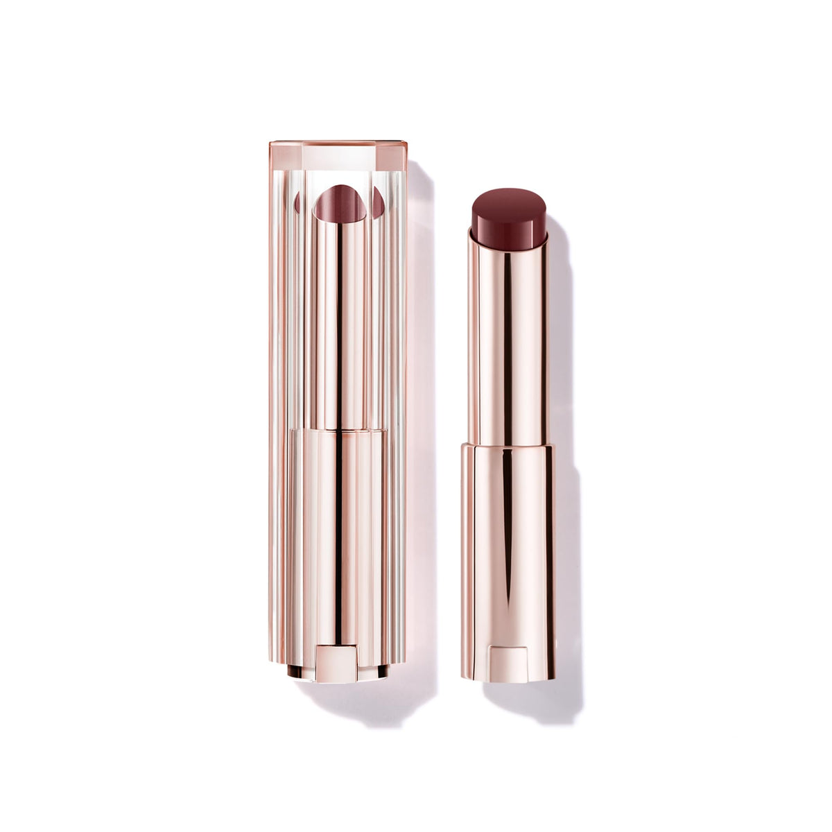 Lancôme front tube showing 60 Million-Dollar Berry and glossy finish benefit