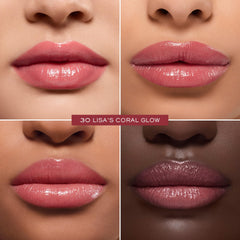 Lancôme Lip Idôle next to a hand for scale showing travel-friendly convenience benefit
