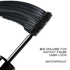 Lancôme Monsieur Big creamy black formula swiped on skin to show texture and pigmentation
