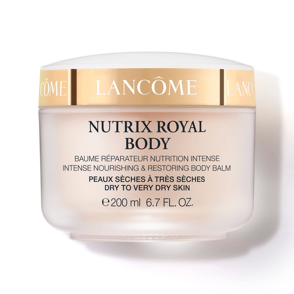 Lancôme Nutrix Royal Body Butter jar front view showing packaging and premium finish