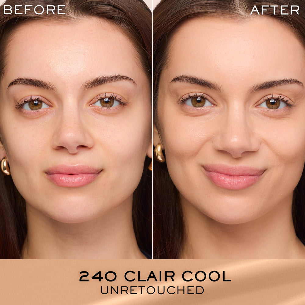 Lancôme Renergie Lift foundation texture swirl showing hydrating, blendable formula benefit