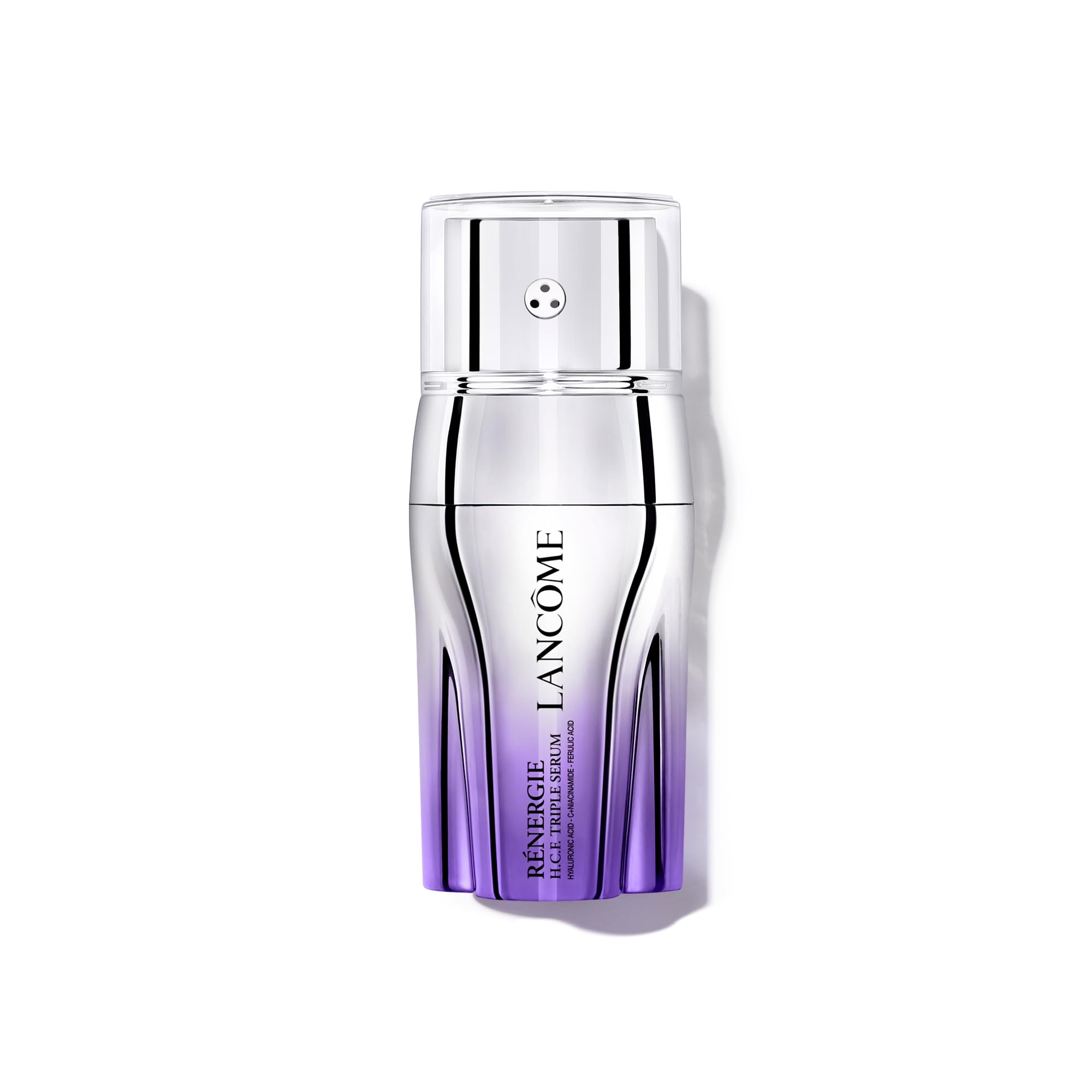 Lancôme front packaging showing compact 20ml bottle and brand clarity