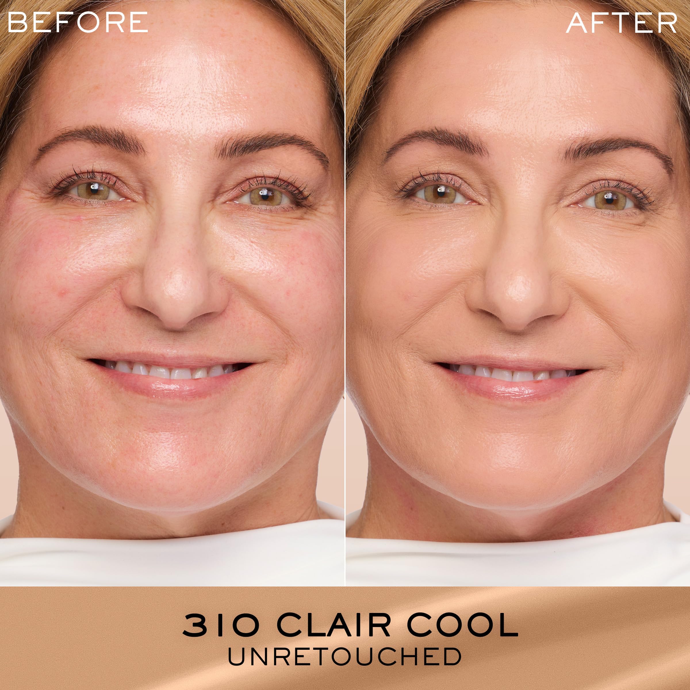 Lancôme texture close-up highlighting blendable, hydrating formula for smooth finish