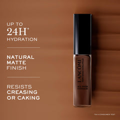 Lancôme 090 Ivoire Neutral shade compared on wrist for accurate match