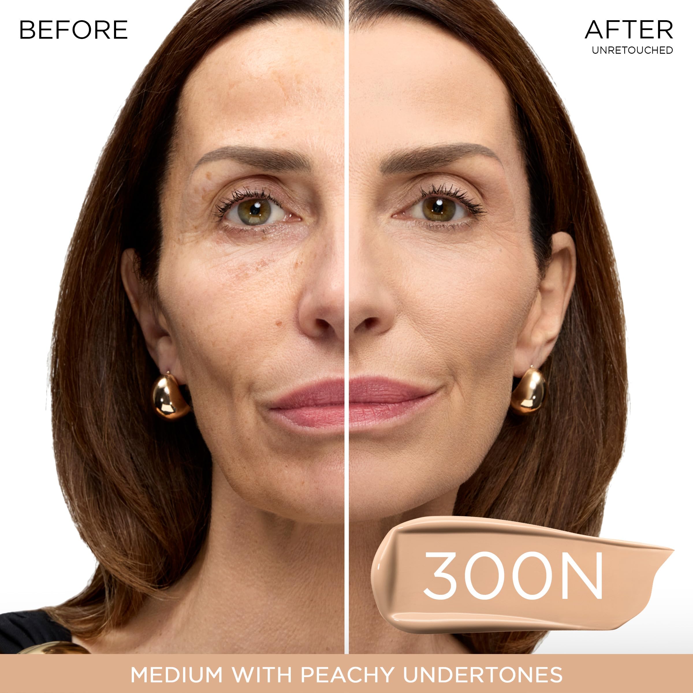Lancôme pump close-up displaying dispenser and hygienic application benefit for precise dosing