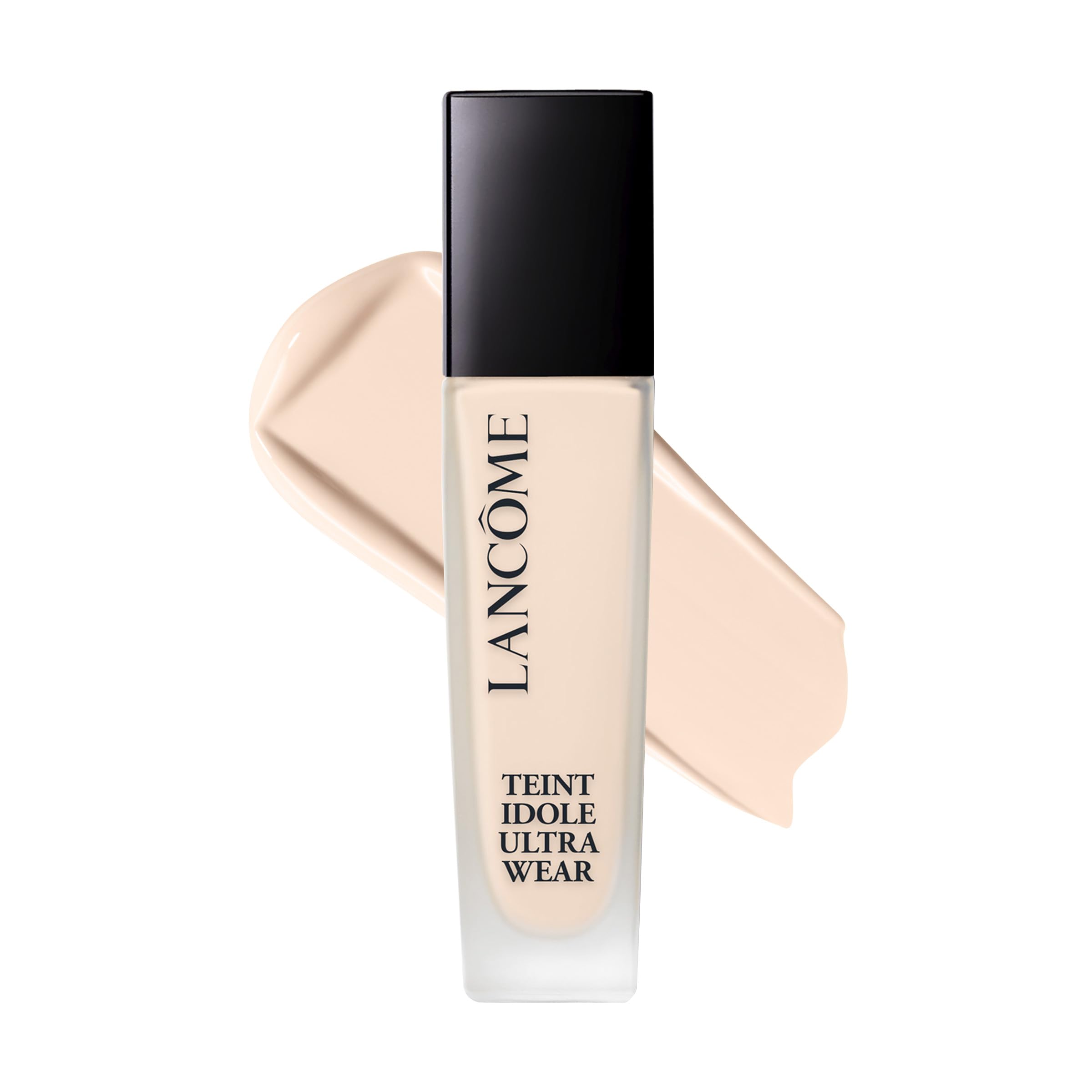 Lancôme front packaging showing sleek bottle and shade label, professional finish