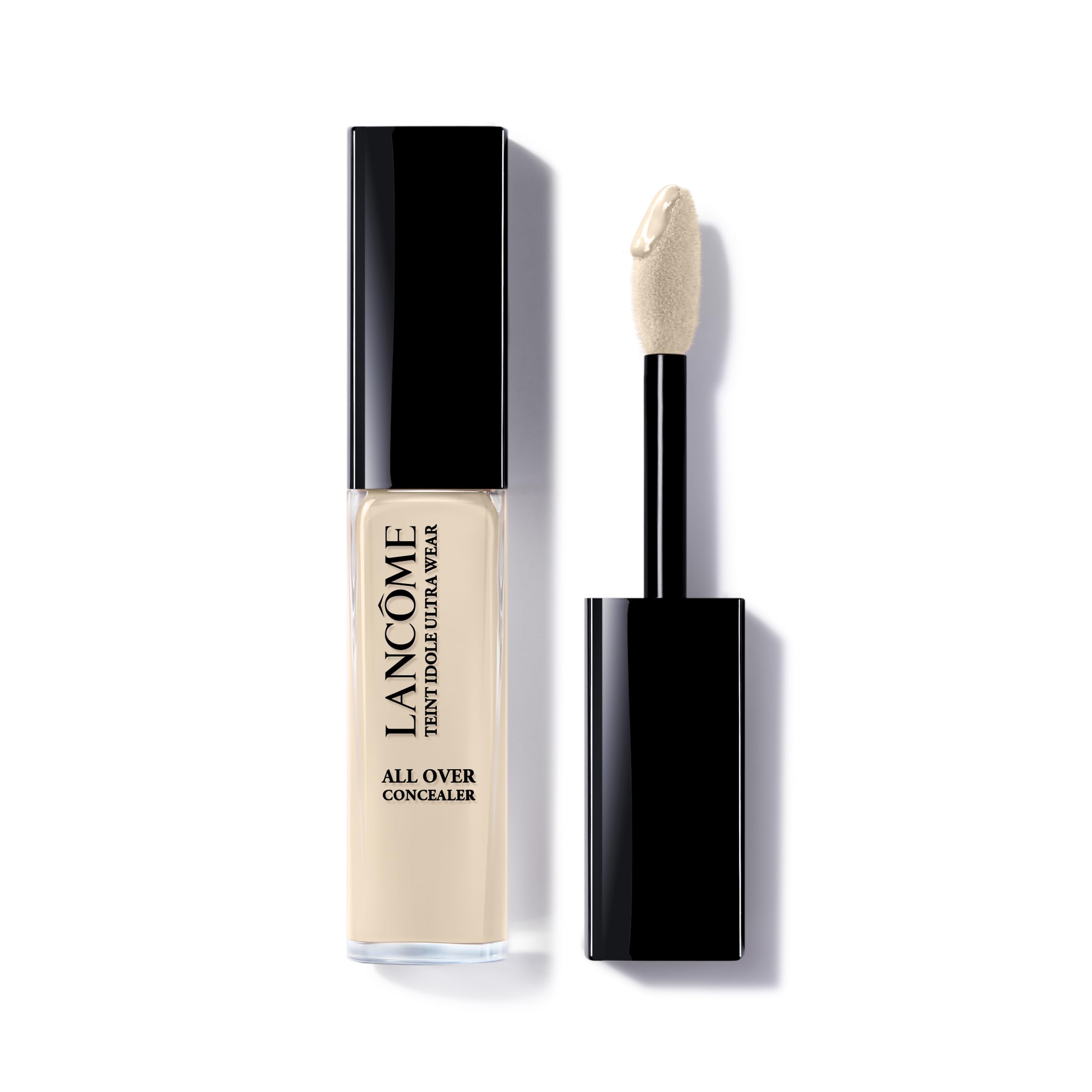 Lancôme concealer front packaging showing sleek tube and shade