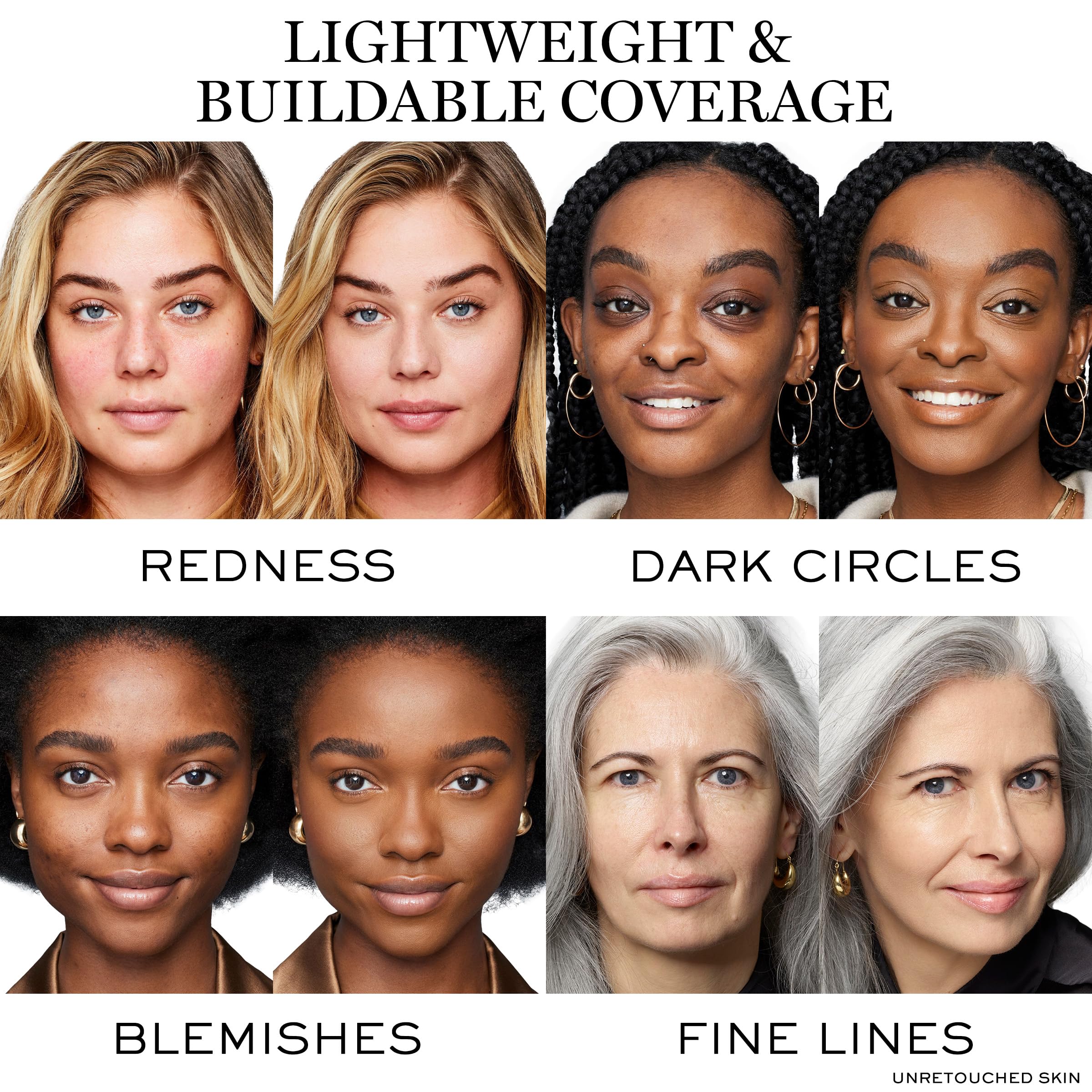 Lancôme product label close-up highlighting tested ingredients and gentle-for-skin benefit