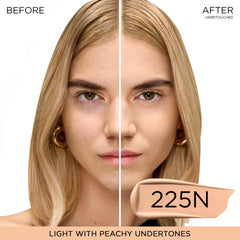 Lancôme pump and cap detail for precise dispensing and mess-free application benefit