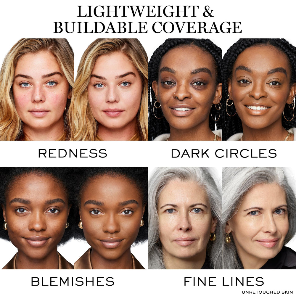 Lancôme tube beside fingers for scale to communicate travel-friendly size