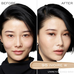 Lancôme wand applicator close-up demonstrating precise tip for targeted concealing benefits
