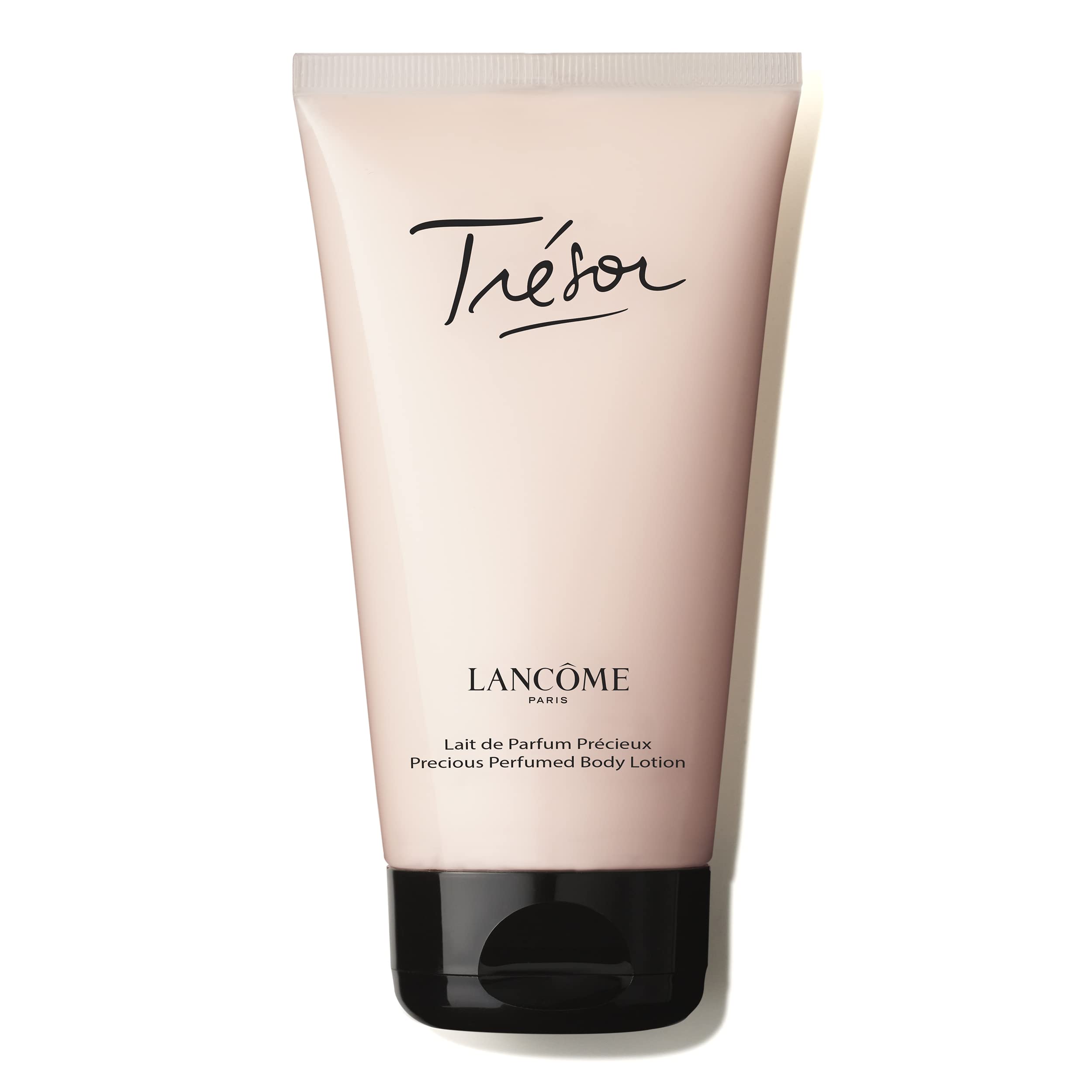 Lancôme Trésor front packaging showing bottle and label, elegant gift-ready presentation, radiant scent