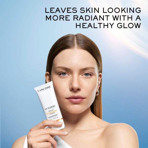 Lancôme tube inside travel pouch illustrating portability and on-the-go protection