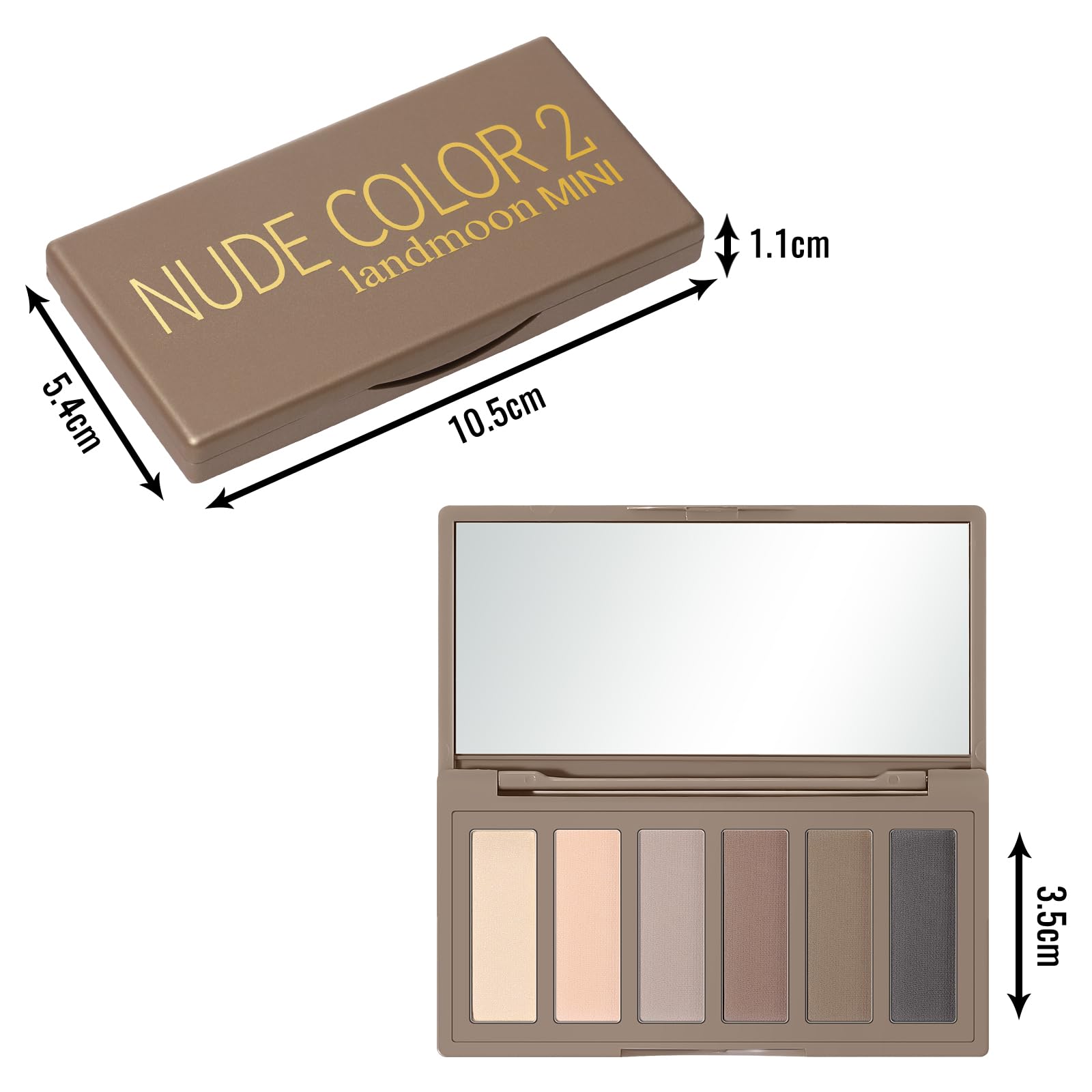 LANDMOON product label detail showing vegan and cruelty-free note