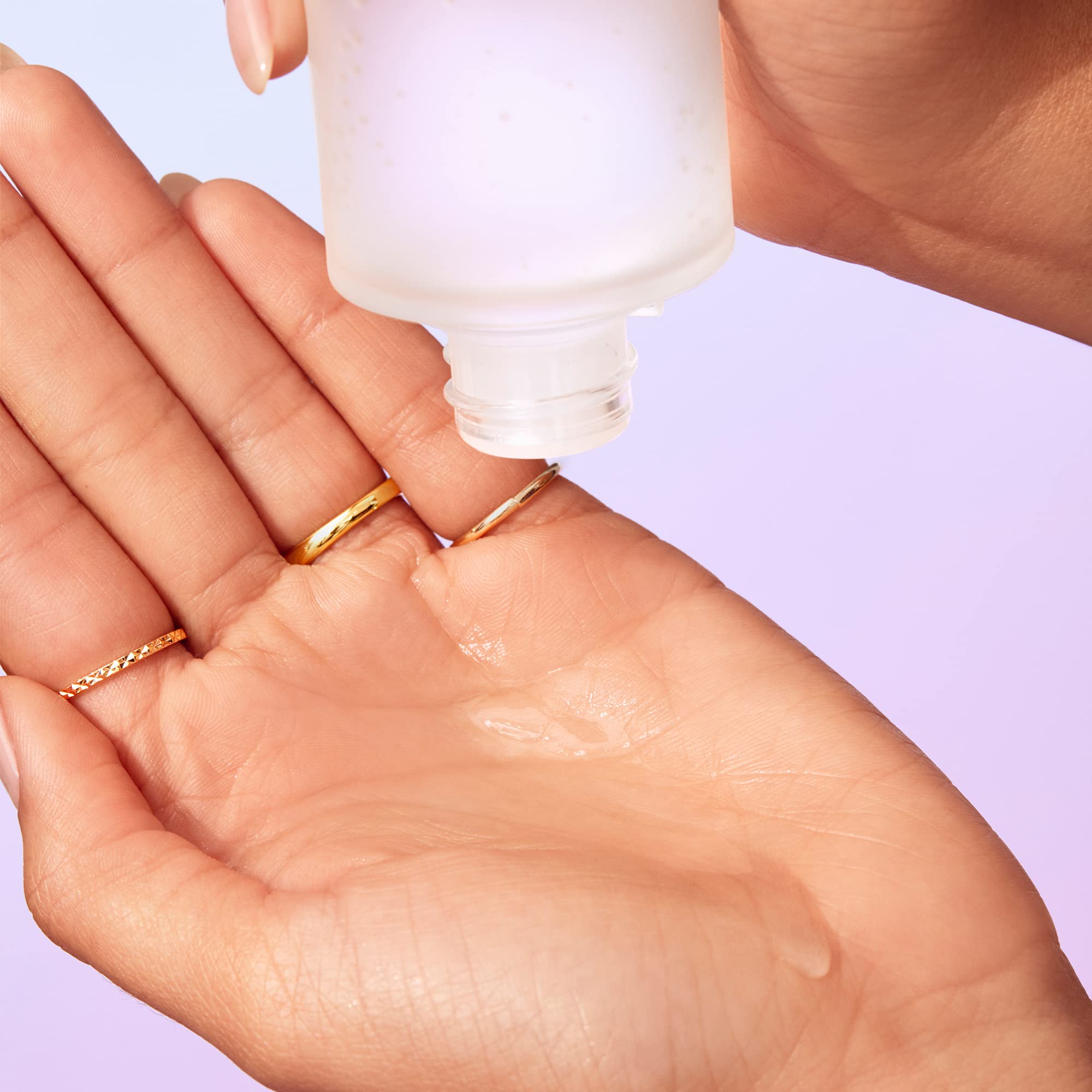 LANEIGE blue hyaluronic liquid texture close-up showing smooth hydrating absorbency