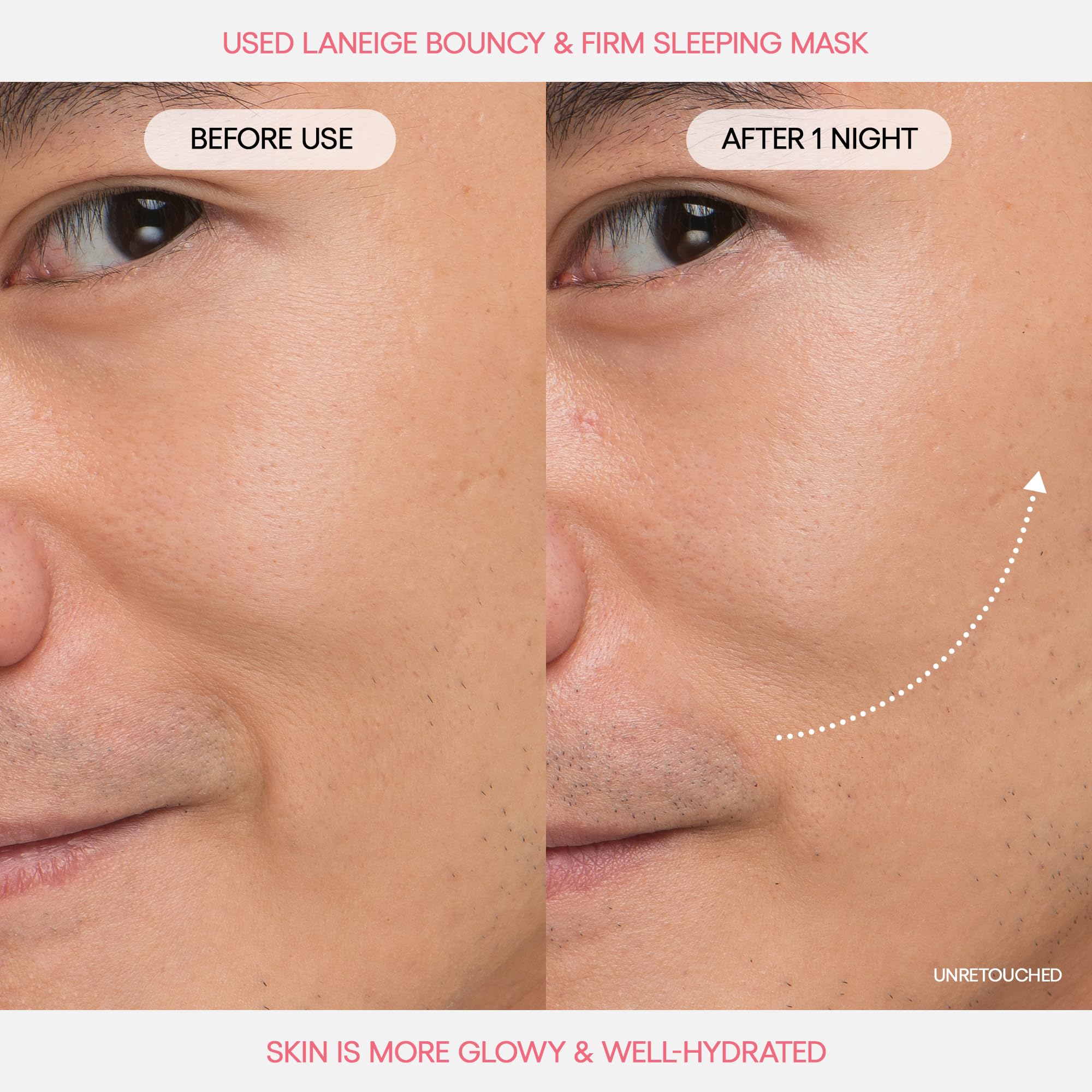 LANEIGE open jar revealing product color and creamy gel-cream consistency benefit
