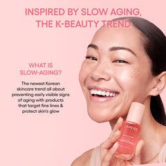 LANEIGE lifestyle bathroom setting showing routine-friendly, quick layering