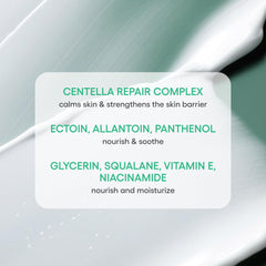 LANEIGE mask gently spread on face showing breathable coverage and soothing benefit