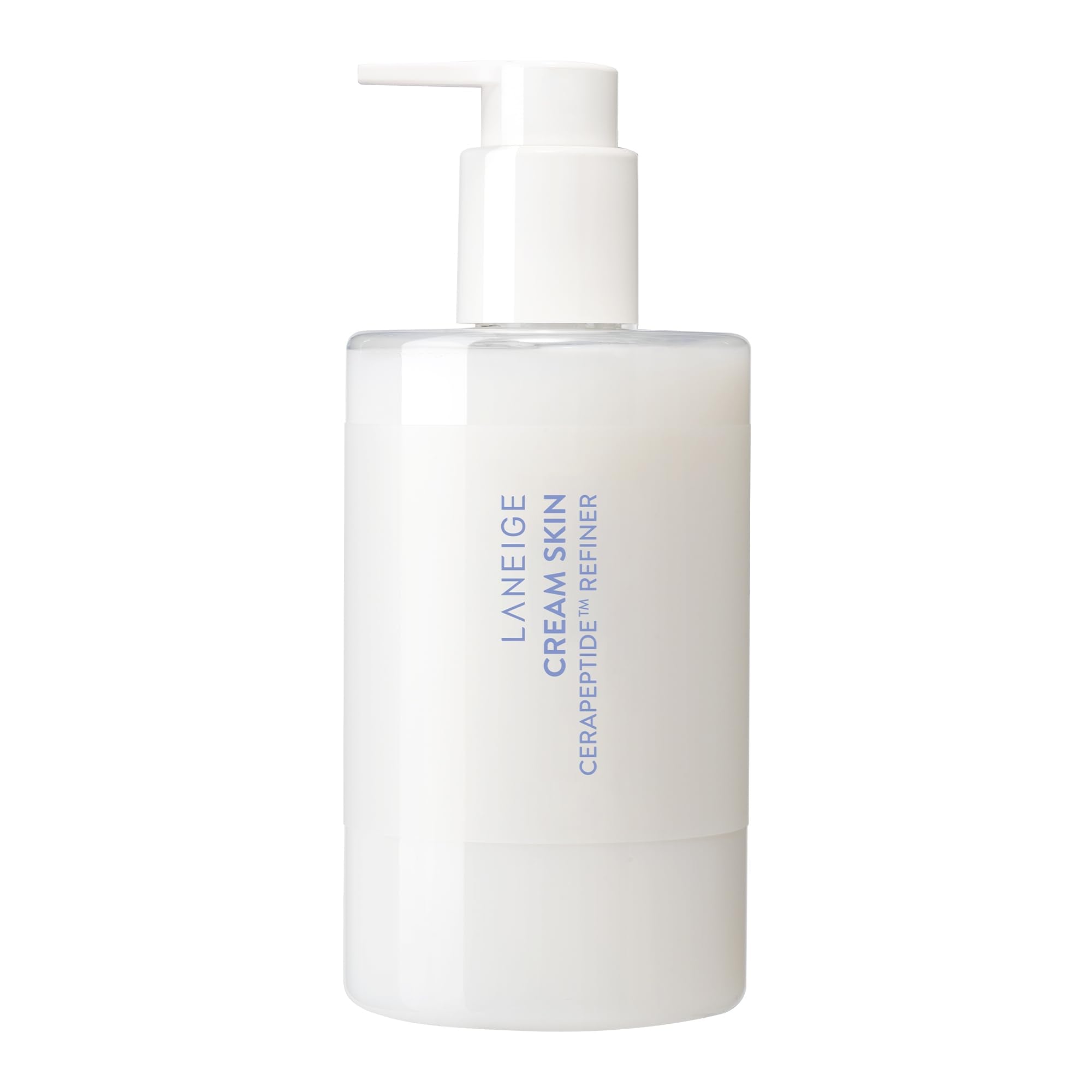 LANEIGE front bottle showing large refillable 320 ml size and convenience
