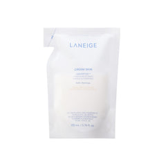 LANEIGE front view of refillable bottle showing sleek packaging and easy reuse benefit