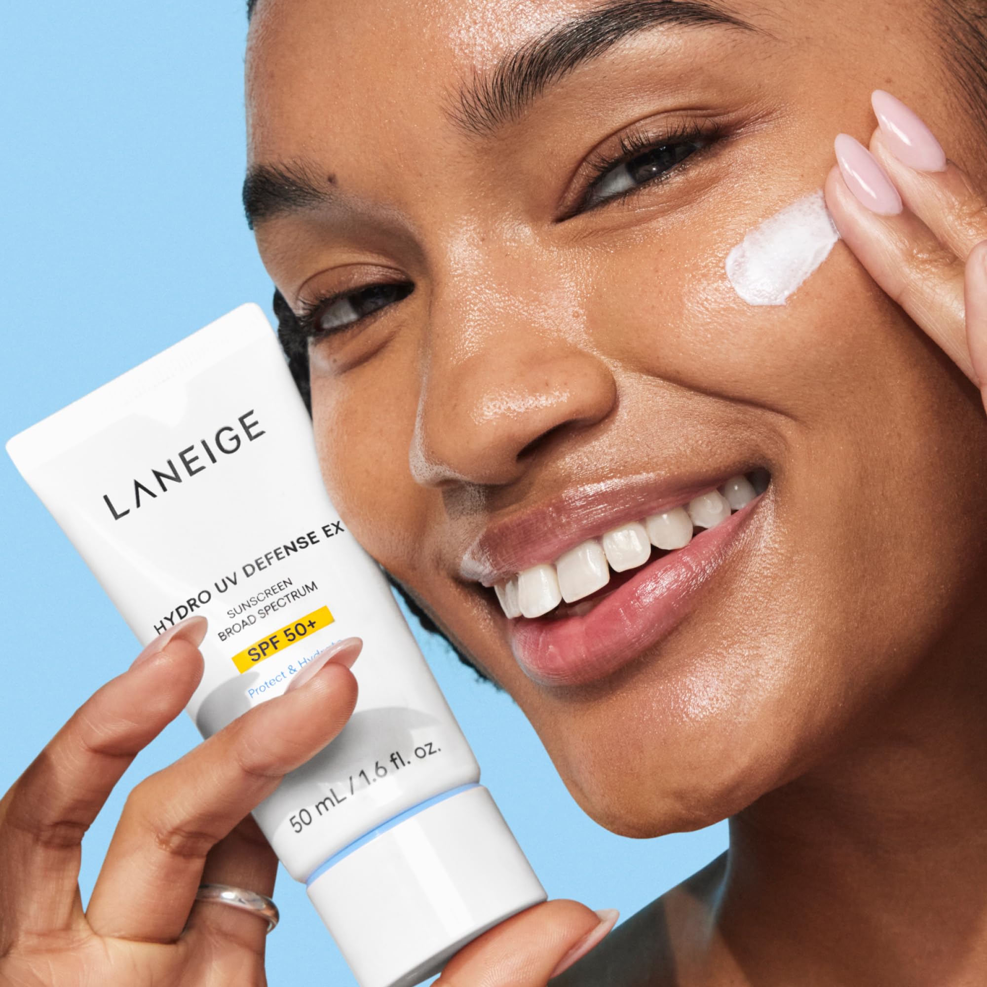 LANEIGE used in morning routine with moisturizer for smooth layering benefit