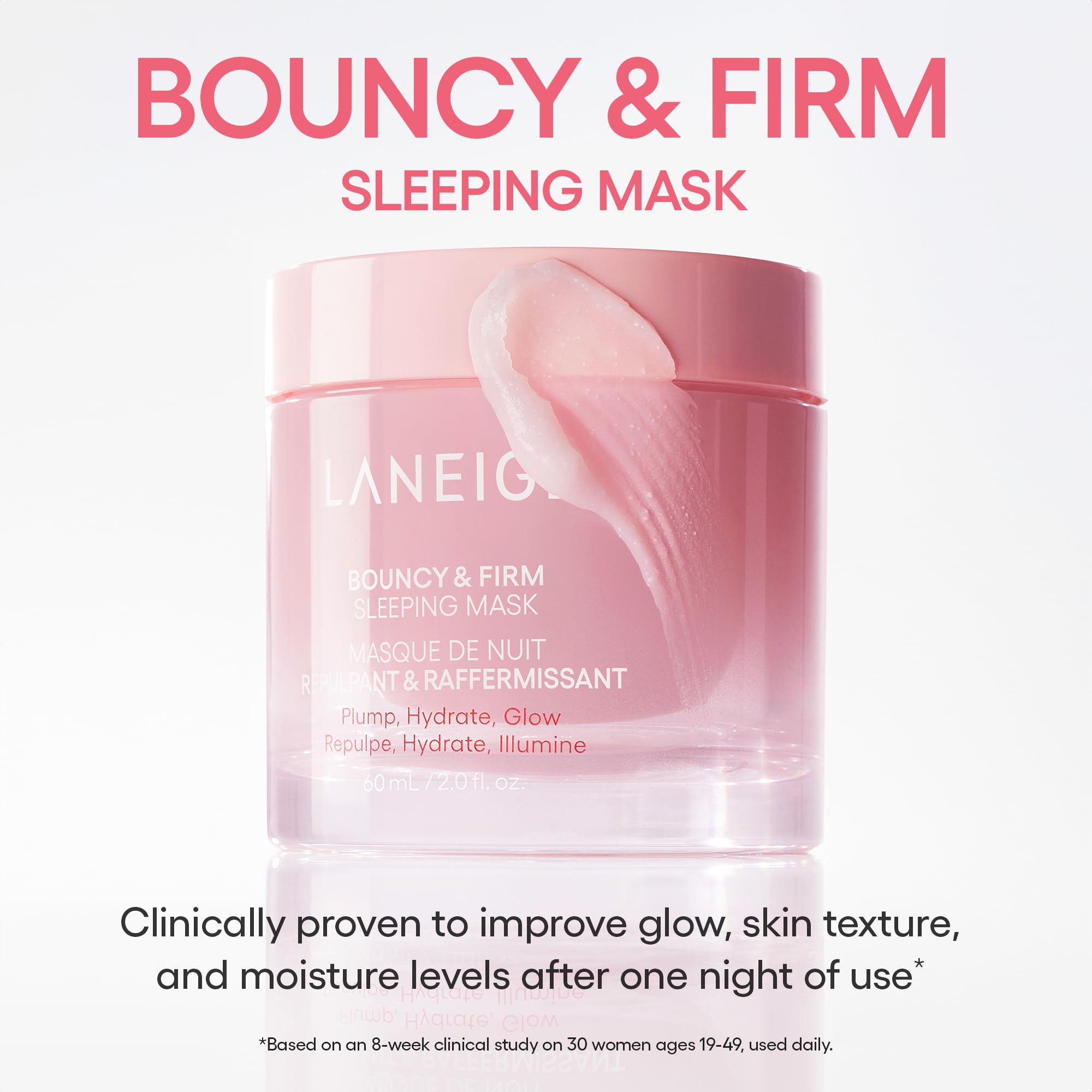 LANEIGE peony collagen capsule closeup showing key ingredient and antioxidant support