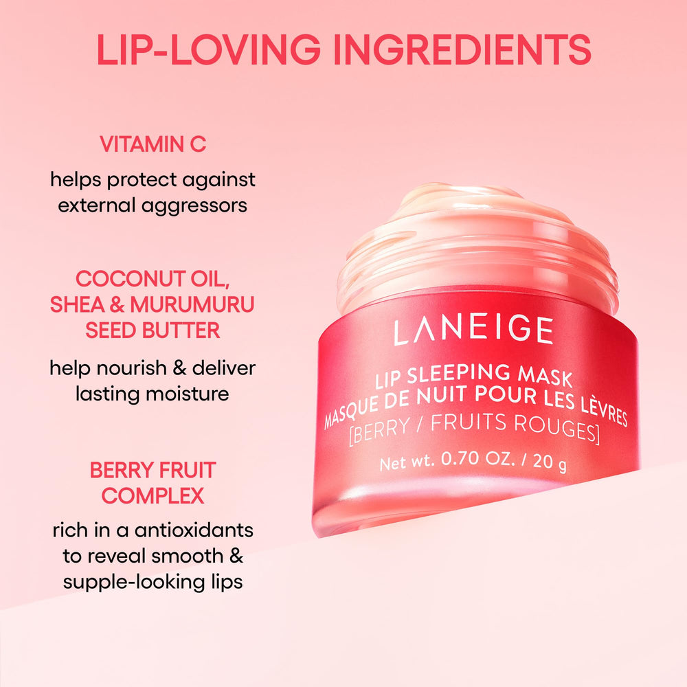 LANEIGE Glowy Balm applied on lips showing instant sheen and comfort