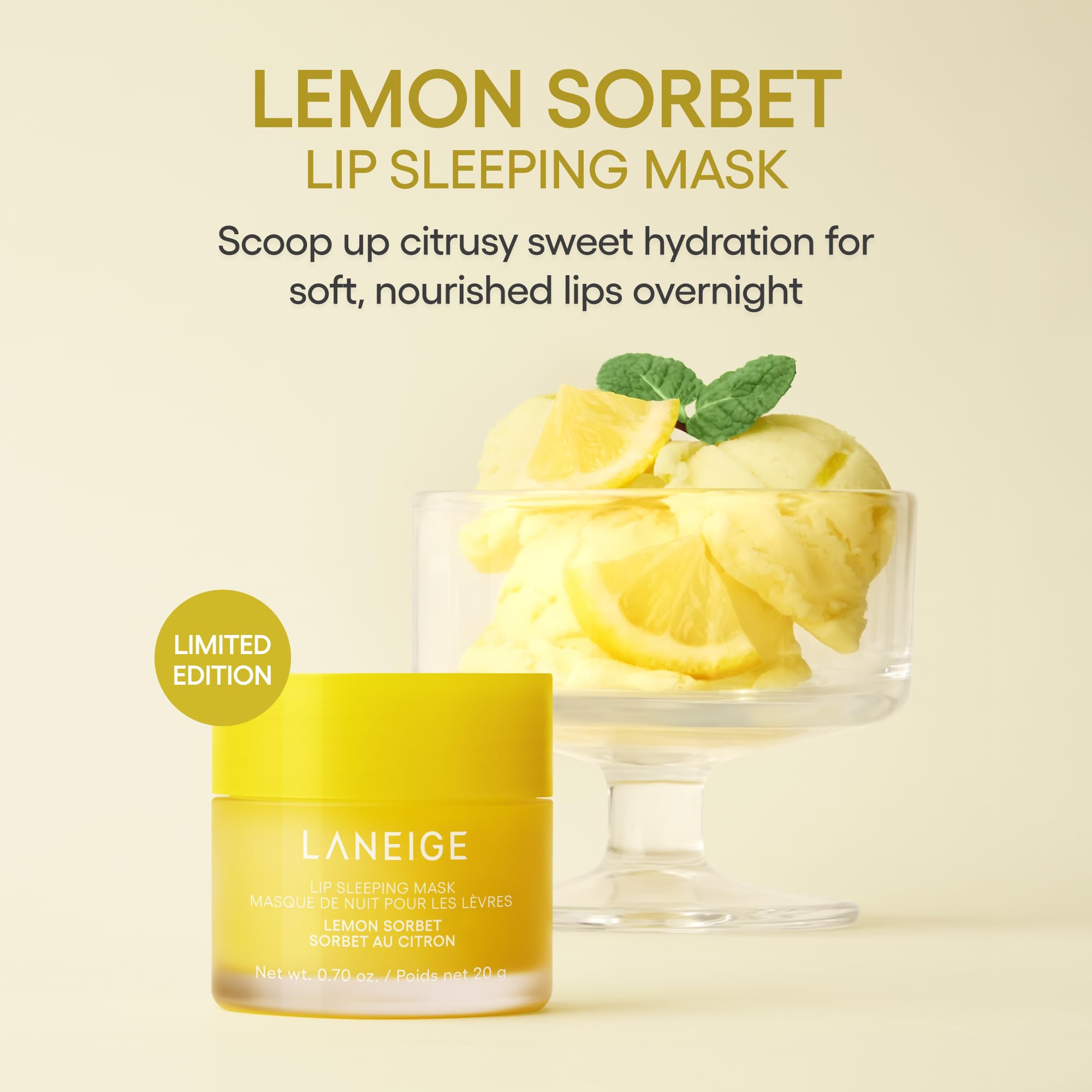 LANEIGE open jar texture showing creamy mask for deep hydration benefits