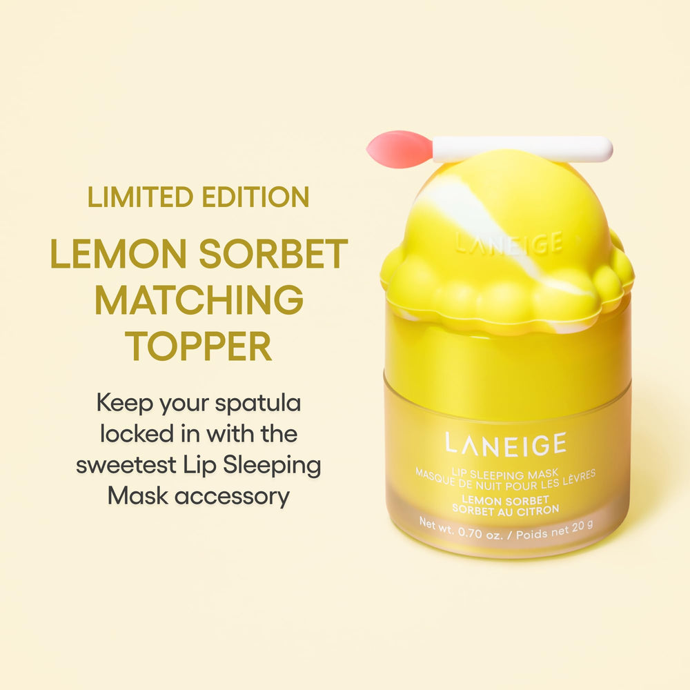 LANEIGE spatula and matching topper detail keeps applicator clean and handy