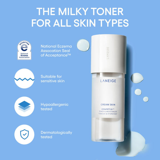 LANEIGE mini mist spraying fine mist for even application and instant refresh benefit