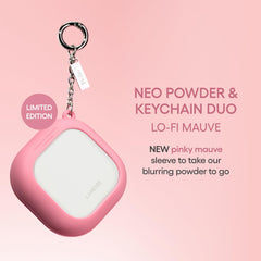 LANEIGE open compact with velvet puff demonstrating easy, mess-free application