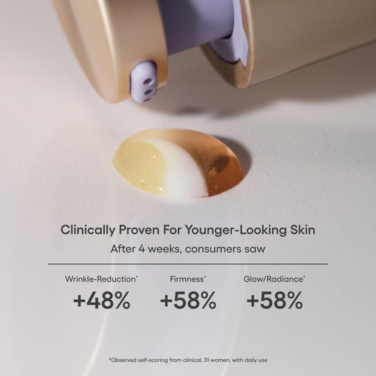 LANEIGE triple-chamber detail highlighting separate reservoirs and freshness