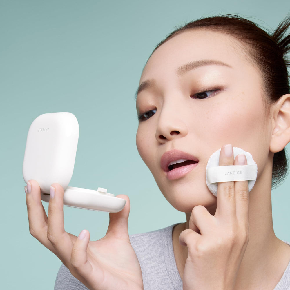 Application puff pressing Neo Blurring Powder for LANEIGE smooth skin control