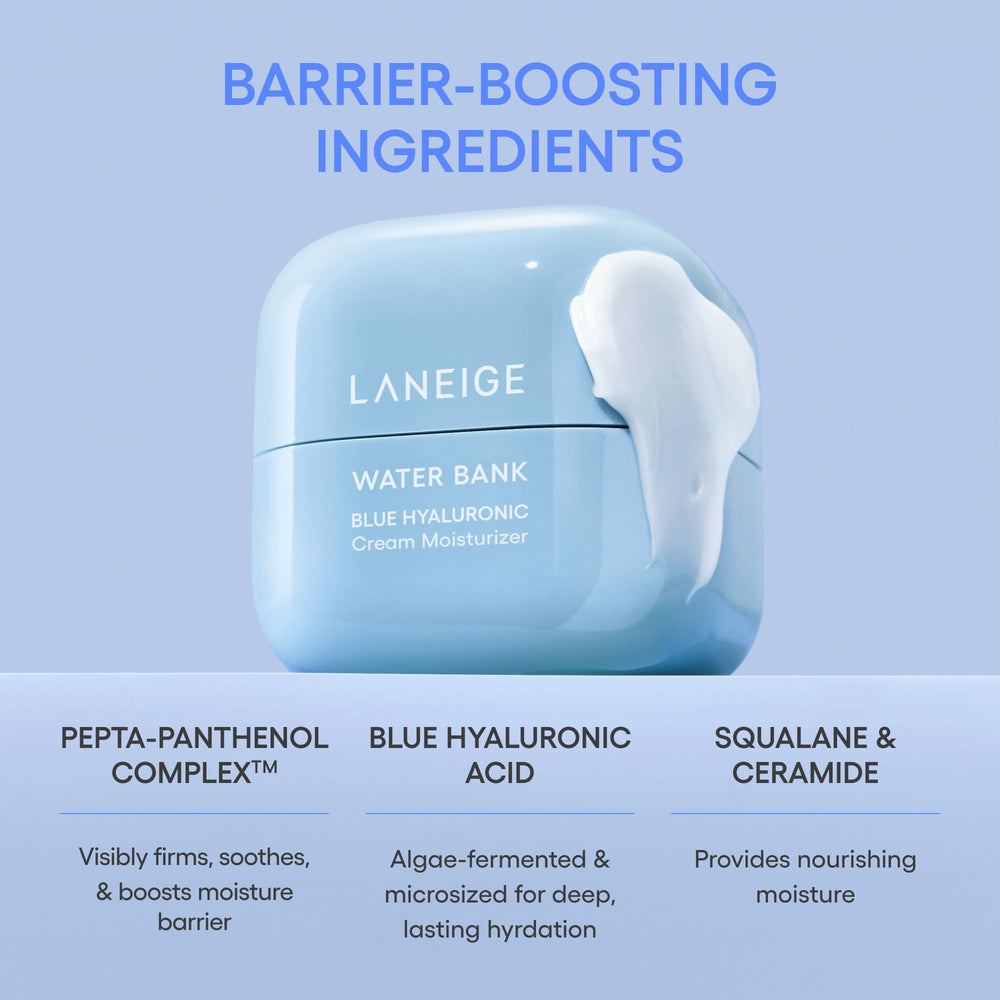 LANEIGE jar held in hand showing compact size and travel convenience