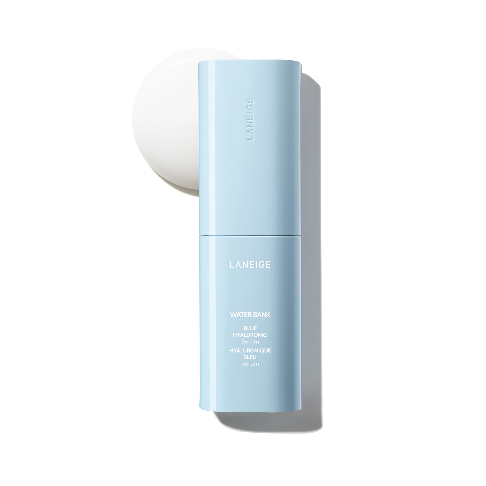 LANEIGE front bottle view showing sleek serum packaging and brand hydration benefits