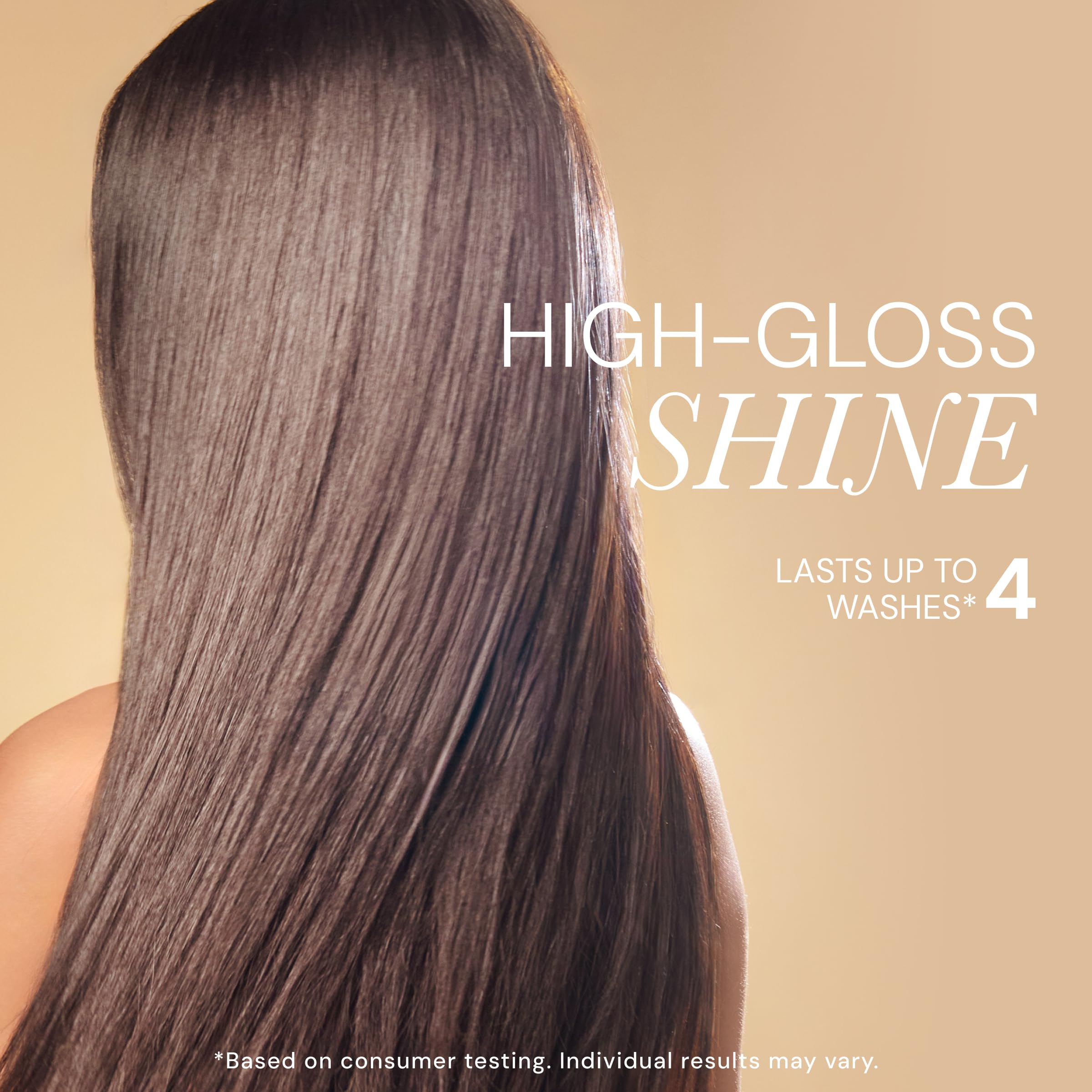 L'ANGE HAIR finished glass-hair look showing high shine and sleekness
